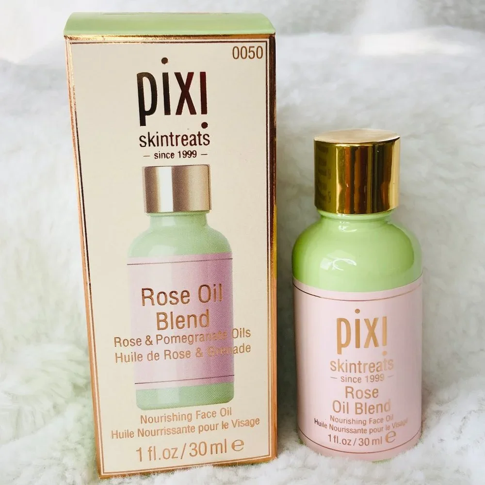 Pixi Skintreats Rose Oil Blend Skin Oil New in Box 1 fl oz / 30 ml Full …